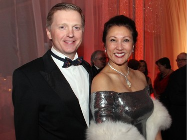 Sean Murray and his wife, Jamilah, upped the glamour quotient at the Viennese Winter Ball, which was back for its 19th edition at a new location, The Westin Ottawa, on Saturday, February 20, 2016.