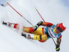 Valerie Grenier, seen in a file photo, joins a star-studded list of world junior downhill champions that includes German Maria Riesch (2004) and American Julia Mancuso (2002).