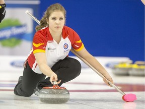Sadie Pinksen, seen in a file photo, said getting to practise at the Brier 'was amazing'.