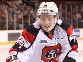 Adam Craievich had two goals for the Ottawa 67's in a 6-2 win over Guelph.