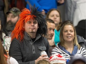 Faces in the crowd at the 2016 Tim Horton's Brier at TD Place in Ottawa