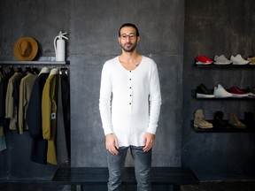 Nader Salib says Ottawa is ready for his urban fashion house on
Elgin Street.