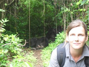 Deborah Moore fulfilled her lifelong dream of doing research on great apes in Africa.