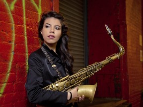 Saxophonist Melissa Aldana, whose new disc Back Home was released March 11, 2016.