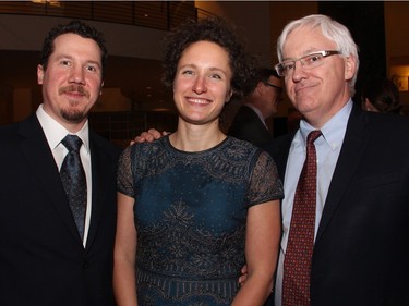 From left, Tyler King with his wife, CazaSaikaley law partner Katie Black, former clerk to Chief Justice Beverley McLachlin, and her colleague, lawyer Ronald Caza.