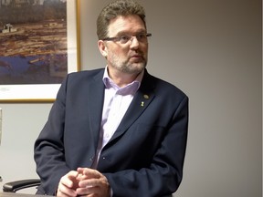 Gatineau mayor, Maxime Pedneaud-Jobin, in his office on March 9, 2016.