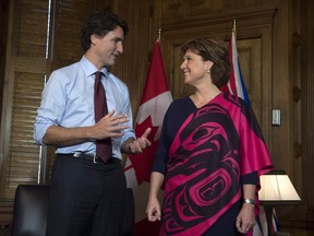 Prime Minister Justin Trudeau and B.C. Premier Christy Clark. The first ministers cobbled a climate change agreement of sorts this week.