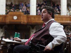 Minister of Veterans Affairs Kent Hehr takes questions in the House of Commons March 7.