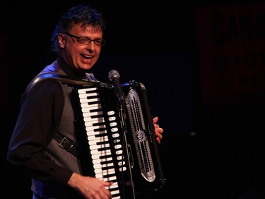 Marco Pagani, president and CEO of the Community Foundation of Ottawa, made accordion players proud everywhere with his performance at the Don't Quit Your Day Job.