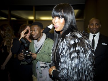Naomi Campbell arrives at the 2016 Black History Month Gala, held at the Museum of History in Gatineau, Saturday, March 19, 2016.