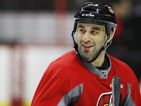 Scott Gomez, during his stint with the Ottawa Senators.