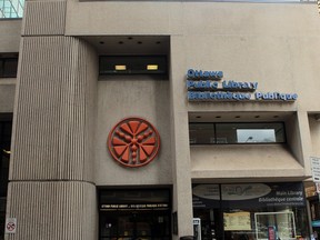 Ottawa Public Library, the main branch on Metcalfe in downtown Ottawa.