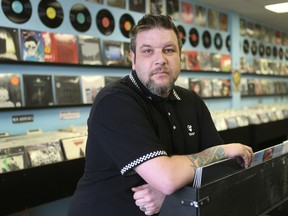 Darin Tomlin owns Vertigo Records on Rideau Street.