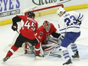 Chris Wideman, left, is the lone regular addition to the Senators' blueline that should be a team strength.