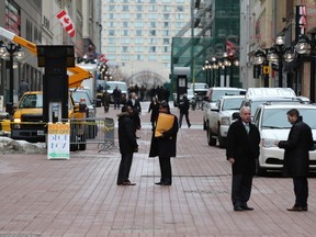 Sparks Street in Ottawa on March 10, 2016.