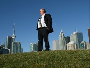 Rob Ford, pictured in 2010. The former Toronto mayor died this week.