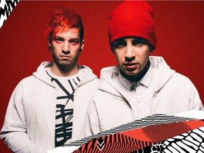 Twenty One PIlots: Tyler Joseph and Josh Dun are at TD Place.