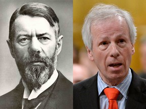 Philosopher Max Weber and Global Affairs Minister Stéphane Dion.