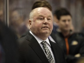 'I think Bruce Boudreau (above) would be the perfect fit' for the Ottawa Senators, former Calgary Flames GM Craig Button, TSN’s director of scouting, said Saturday, April 30, 2016.