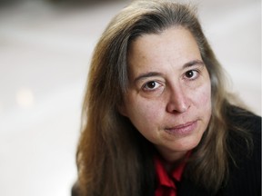 Donna Blackburn, outspoken Ottawa-Carleton District School Board trustee, is photographed in the lobby of the OCDSB Monday February 01, 2016. She says the school board chair will not shut her up. She's been criticized for speaking her mind on issues and talking the the media, which the board chair says is in violation of a school board policy. Blackburn says she has an obligation to speak on issues, that is why she is elected.