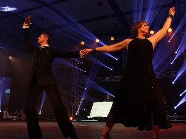 Dr. Erin Keely and her pro dance partner Vadim Safonov performed the foxtrot during the 2016 Dancing with the Docs gala presented by the Department of Medicine and held at the Hilton Lac-Leamy on Saturday, April 2, 2016, in support of two causes: the Patient Urgent Needs Fund and the creation of a Chair in Advanced Stem Cell Therapy.