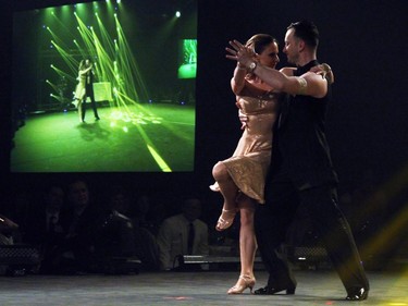Dr. Nancy Dudek and her pro dance partner Slavik Tudorovsky performed a Latin medley for the 2016 Dancing with the Docs gala presented by the Department of Medicine and held at the Hilton Lac-Leamy on Saturday, April 2, 2016, in support of two causes: the Patient Urgent Needs Fund and the creation of a Chair in Advanced Stem Cell Therapy.