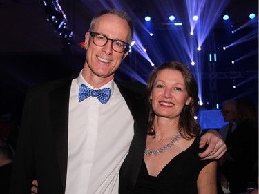 Dr. Phil Wells with his wife, Laura Hope, at the 2016 Dancing with the Docs gala held at the Hilton Lac-Leamy on Saturday, April 2, 2016.