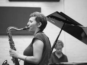 Saxophonist, flutist and composer Anna Webber, with pianist Matt Mitchell