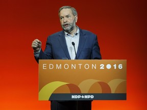 Federal NDP leader Tom Mulcair failed to get the support he needed at the Edmonton 2016 NDP national convention.