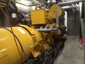 Algonquin College's new cogeneration plant, which burns natural gas to generate electricity and at the same time heat college buildings in winter or run the cooling system in summer.