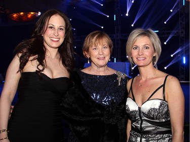 From left, Dr. Elianna Saidenberg, Dr. Anne McCarthy and Tracy Serafini co-chaired the 2016 Dancing with the Docs gala presented by the Department of Medicine and held at the Hilton Lac-Leamy on Saturday, April 2, 2016, in support of the Patient Urgent Needs Fund and the creation of a Chair in Advanced Stem Cell Therapy.