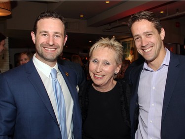 From left, organizer J.D. Lees with Nancy Stanton, acting president and CEO of the Royal Ottawa Foundation for Mental Health, and its board vice-chair, lawyer Gordon Cudney, a partner with Gowling WLG.