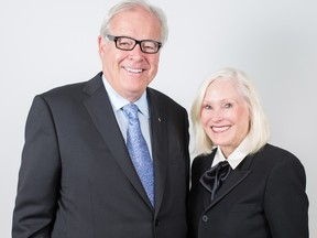 Gail and David O'Brien
have donated $1.5 million to the National Arts Centre, the largest single amount aver given to the NAC Foundation.