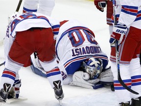 Teams can only hope their starting goaltenders, like the Rangers' Henrik Lundqvist, stay healthy throughout the playoffs.