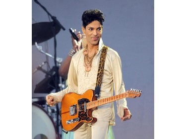 Prince performs at the Hop Farm festival at The Hop Farm on July 3, 2011 in Paddock Wood, England.