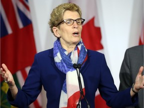 Premier Kathleen Wynne says she did not know about the OPP probe until it was reported by this paper.