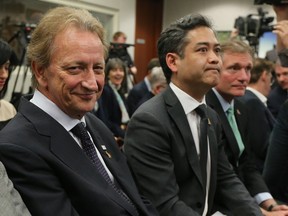 Senators' owner Eugene Melnyk has every reason to smile after winning the right to redevelop Lebreton Flats.