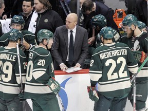 Former Minnesota Wild coach Mike Yeo.