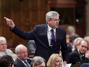 NDP MP Charlie Angus stands in the House of Commons during question period on Parliament Hill in Ottawa on June 9, 2015. The Speaker of the House of Commons has agreed to hold an emergency debate on the suicide crisis in Attawapiskat First Nation.