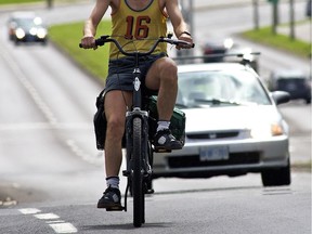Cyclists and drivers should all obey traffic rules.