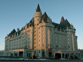 The Chateau Laurier hotel in downtown Ottawa.