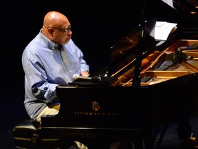 Pianist Kenny Barron in action at the Ottawa Jazz Festival, June 22, 2012.