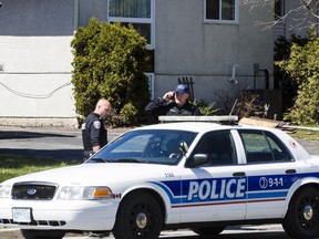 Ottawa Police responded to a call on Castlefrank Rd. in Kanata after people reportedly found a box of dynamite while cleaning out a basement Wednesday April 27, 2016.