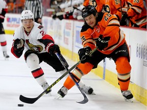 Curtis Lazar has never suited up to play in the AHL.