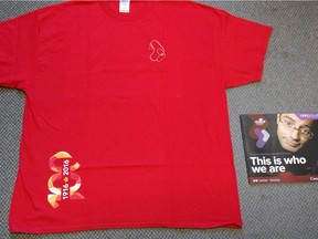 T-shirts and booklets, right, were prepared for the rebranding of the National Research Council.