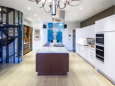 1st place, kitchen, contemporary/modern, $80,000+: A sleek redesign of high-tech guru Michael Potter’s kitchen by Nathan Kyle of Astro Design Centre was also a winner at last fall’s Housing Design Awards.