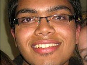On Nov. 26, 2014, Tausif Chowdhury suffered three stab wounds and blunt-force trauma to his face. He managed to walk down a path toward an O Train stop but collapsed and died from severe blood loss from a stab wound to an upper thigh.