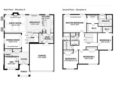 The Heartwood is a four-bedroom home with 2,508 square feet.