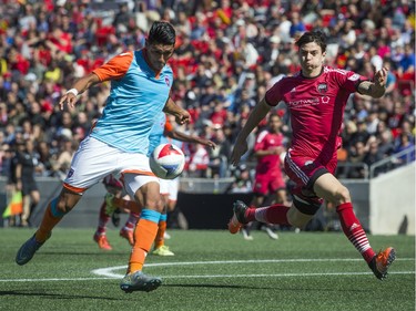 The Ottawa Fury FC host the Miami FC for the Fury's home-opener Saturday April 30, 2016 at TD Place.   Ashley Fraser