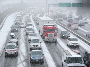 Police are pleading with motorists to adjust their driving habits for the winter weather after the first significant snowfall of the season contributed to 72 collisions in Ottawa in a 24-hour period.